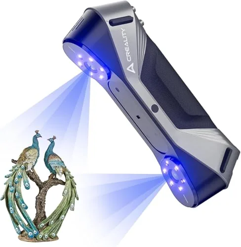 Creality CR-Scan Raptor - Escáner 3D, láser azul de 60 fps y NIR