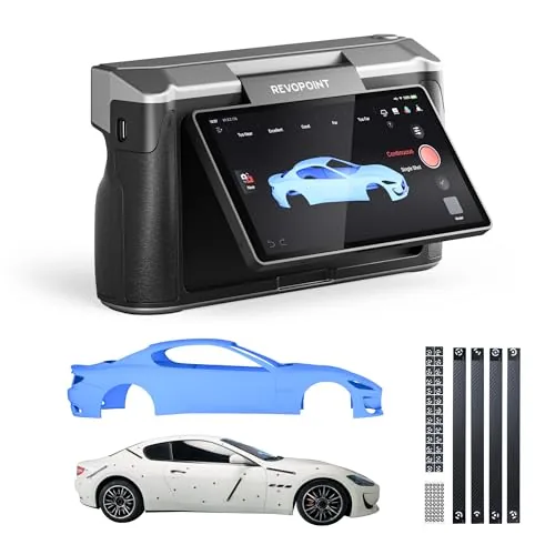 Revopoint MIRACO Plus Escáner 3D, Portátil Autónomo con Fotogrametría