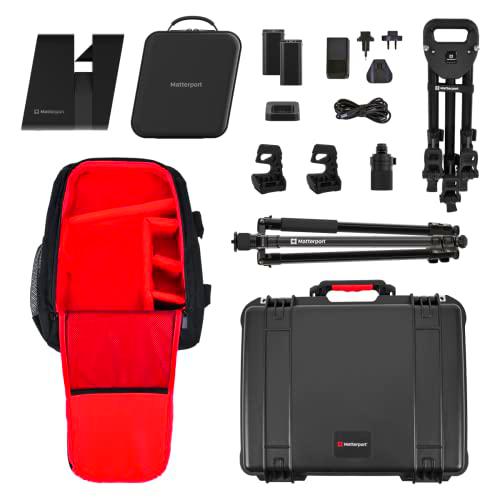 Matterport Pro3 Acceleration Kit 3D Lidar Scanner Digital Camera for Creating Professional 3D Virtual Tour Experiences with 360 Views and 4K Photography Indoor and Outdoor Spaces with Trusted Accuracy