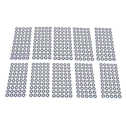 500 Marcadores de Escaneo 3D, 6,0 Mm de Diámetro Interior y 10 Mm de Diámetro Exterior para Escáner 3D