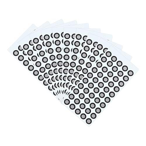 QUARKZMAN 700pcs Marcadores de Escaneo 3D, 6x10mm(ID*OD) Puntos de Seguimiento de Escáner 3D