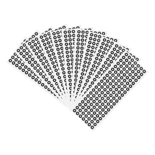 QUARKZMAN 1500pcs Marcadores de Escaneo 3D, 2x4mm(ID*OD) Puntos de Seguimiento de Escáner 3D