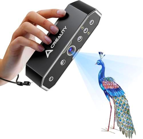 Creality CR-Scan Otter - Escáner 3D de mano profesional: precisión de 0,02 mm