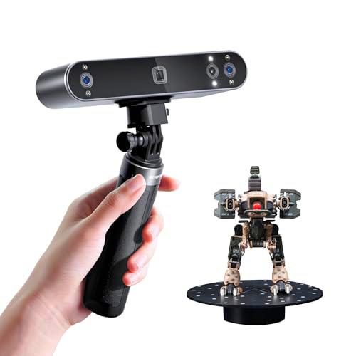 Revopoint POP 3 Plus Escáner 3D para impresión 3D, escáner de mano con precisión de 0,04 mm y velocidad