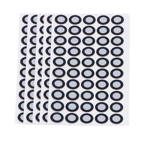 Marcadores de Escáner 3D, 15 Hojas X 50 Piezas Marcador de Puntos de Seguimiento 3D 6 Mm de Diámetro Interior 10 Mm de Diámetro Exterior