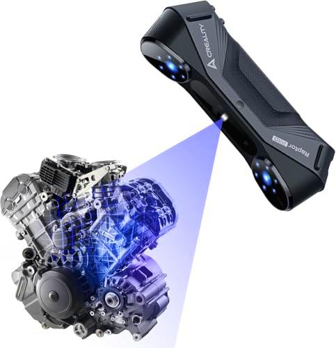Creality Escáner 3D Raptor Pro para proyectos de ingeniería y automoción con precisión de 0,02 mm