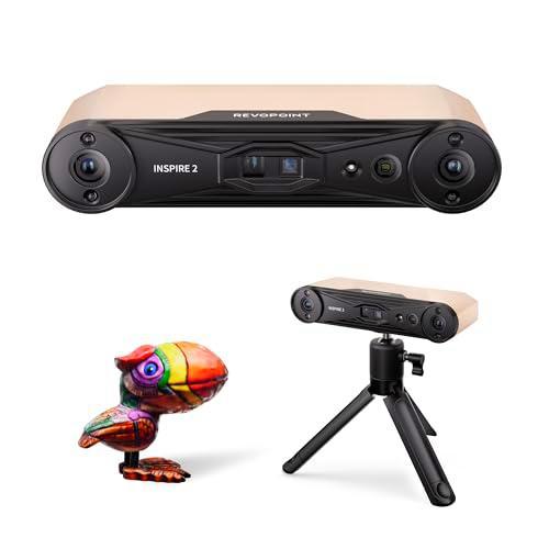 Revopoint INSPIRE 2 Escáner 3D para Impresión 3D, Precisión hasta 0,03 mm