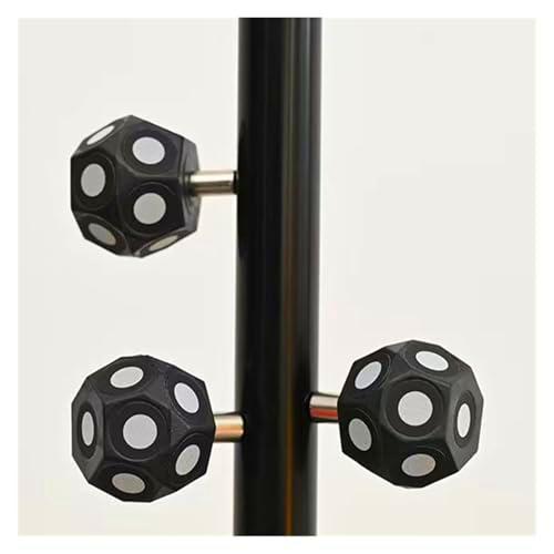 Escáner poliédrico de 6 mm con marcador reflectante magnético y bola de seguimiento for escaneo 3D Puntos de seguimiento precisos(5pcs)