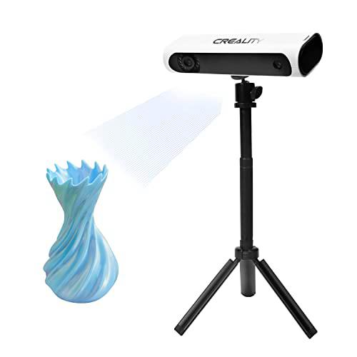 Explopur Escáner 3D portátil CR-SCAN01 Original Escáner de Modelado 3D Soporte de Alta precisión Salida OBJ/STL con Plataforma giratoria para